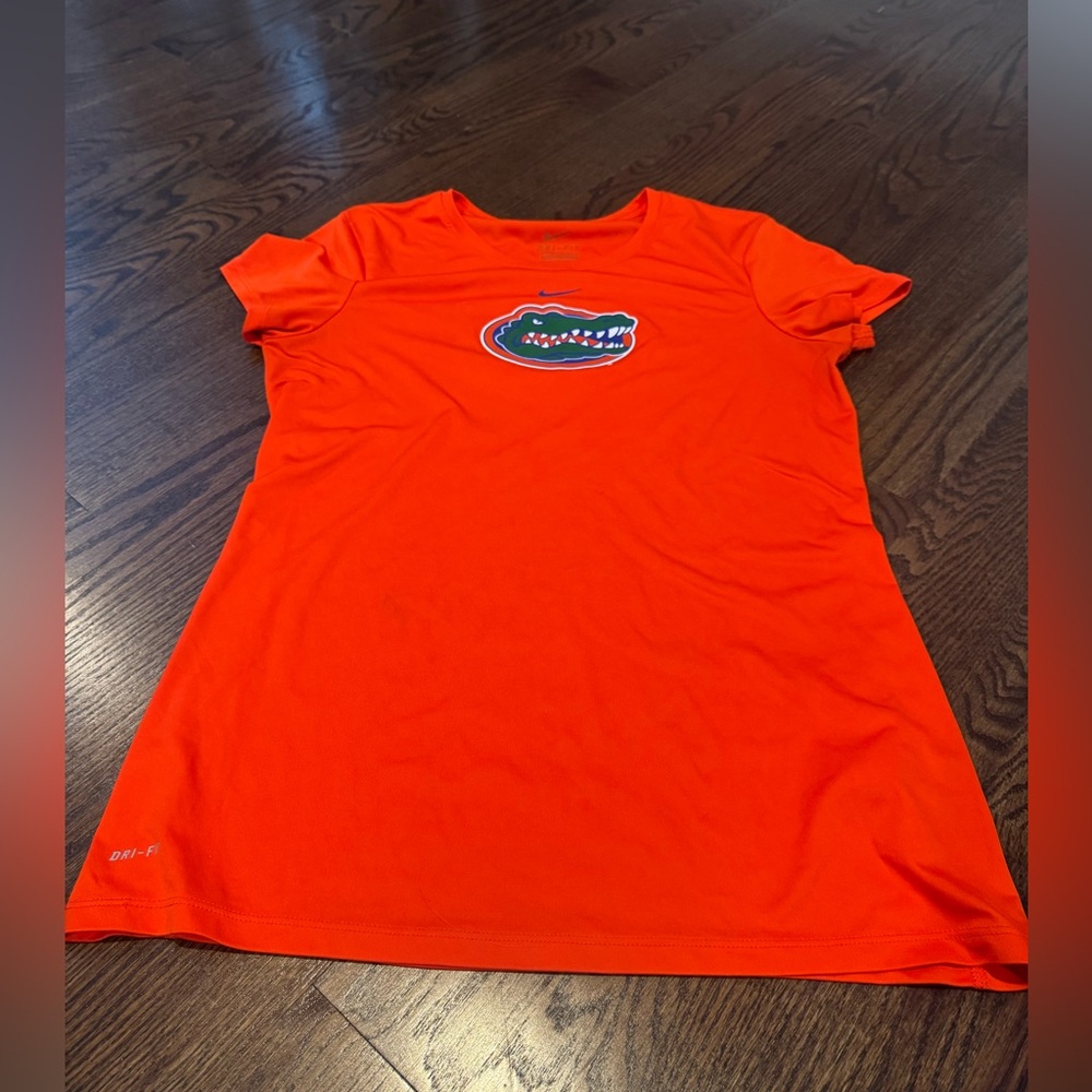 Nike Dri-FIT Bright Orange Gator Florida Tee